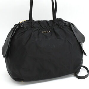 Prada Side Bag Black Nylon